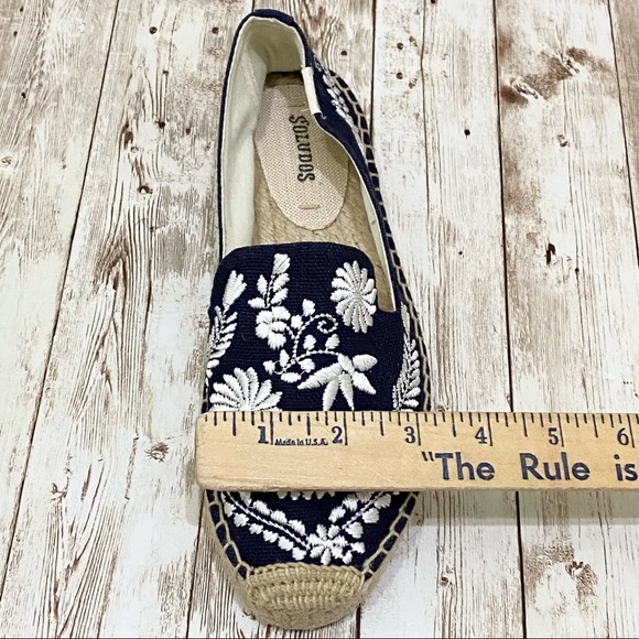 Soludos Embroidered Ibiza Smoking Slippers Espadrille 7 - Picture 7 of 16